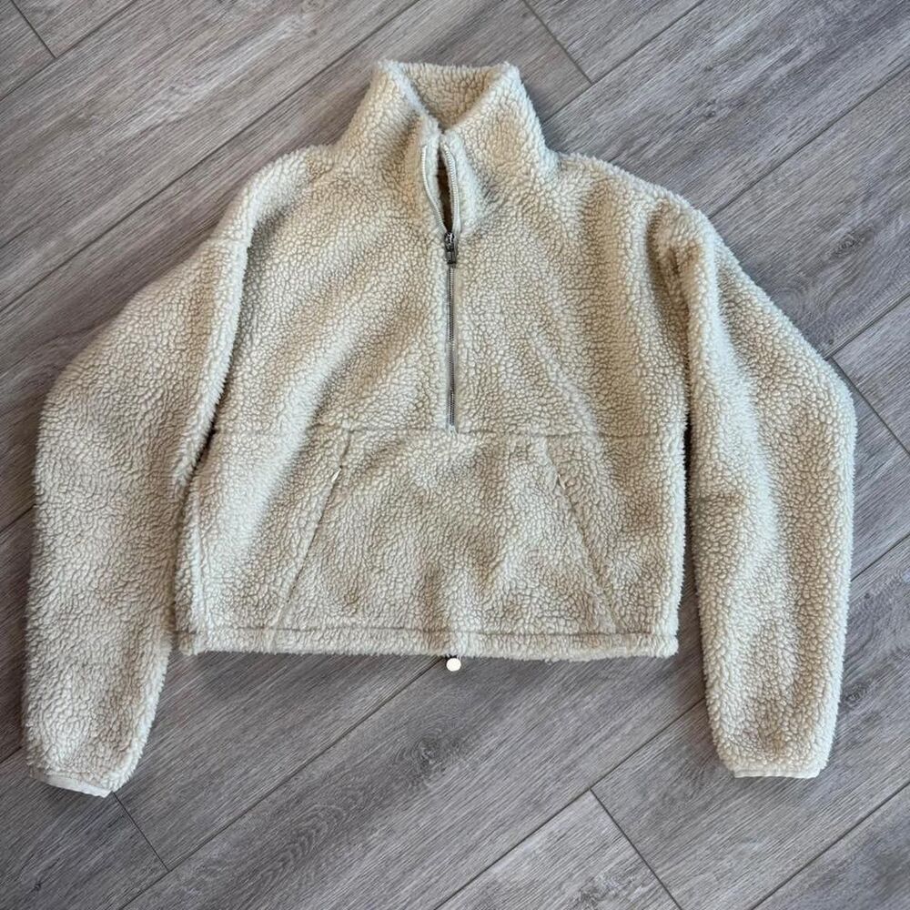 Good-american Women's Cream and Tan Jacket